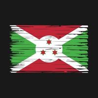 Burundi Flag Brush Vector