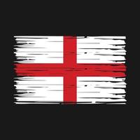 England Flag Brush Vector