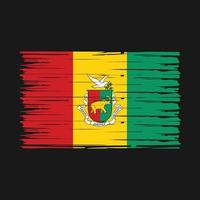 Guinea Flag Brush Vector