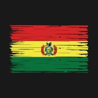 Bolivia Flag Brush Vector