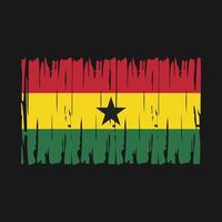 vector de bandera de ghana