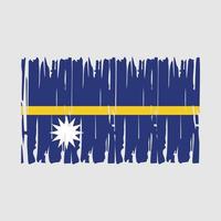 Nauru Flag Vector