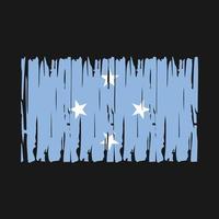 vector de bandera de micronesia
