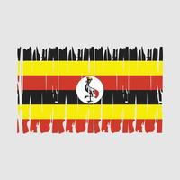 Uganda Flag Vector