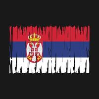 vector de bandera de serbia