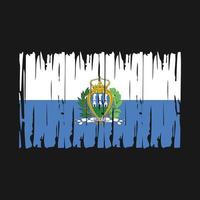 vector de bandera de san marino