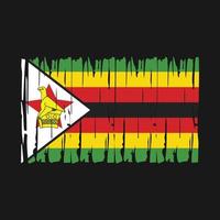 Zimbabwe Flag Vector