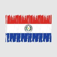 vector de bandera de paraguay