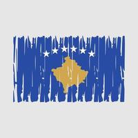 vector de bandera de kosovo