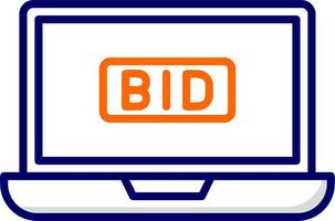 Bid Vector Icon