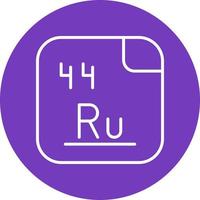 Ruthenium Vector Icon