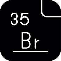 Bromine Vector Icon