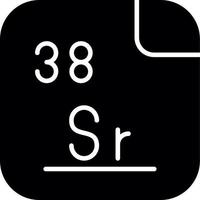 Strontium Vector Icon