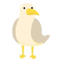 Marine seagull icon cartoon vector. Sea bird vector