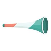 Vuvuzela icon cartoon vector. Fan horn vector