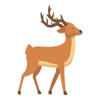 Cute deer icon cartoon vector. Forest animal vector