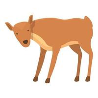 Baby deer icon cartoon vector. Herd animal vector