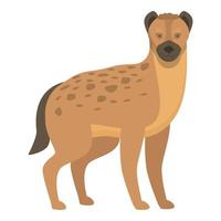 Hyena icon cartoon vector. Cute animal vector