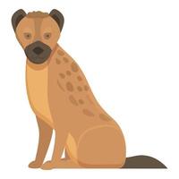 Africa hyena icon cartoon vector. Wild savanna vector