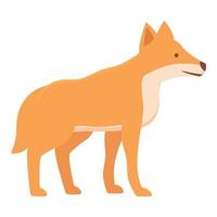 Wild dog dingo icon cartoon vector. Australia animal vector