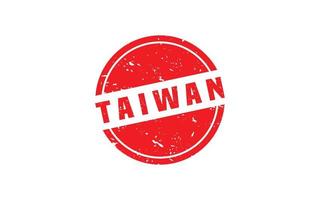 TAIWAN stamp rubber with grunge style on white background vector