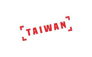 TAIWAN stamp rubber with grunge style on white background vector