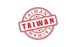 TAIWAN stamp rubber with grunge style on white background vector