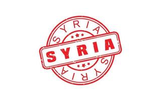 SYRIA stamp rubber with grunge style on white background vector