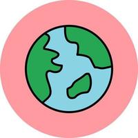 Planet Earth Vector Icon