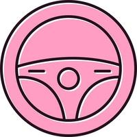 Steering Wheel Vector Icon