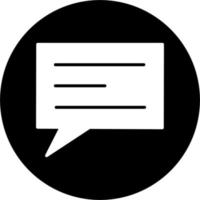 icono de vector de mensaje