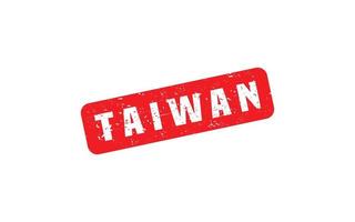 TAIWAN stamp rubber with grunge style on white background vector