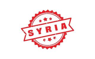 SYRIA stamp rubber with grunge style on white background vector