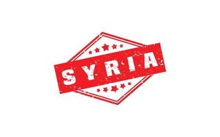 SYRIA stamp rubber with grunge style on white background vector