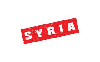 SYRIA stamp rubber with grunge style on white background vector