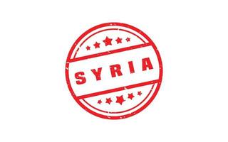 SYRIA stamp rubber with grunge style on white background vector