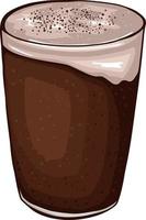 café taza bebida mano dibujado mocca caliente chocolate vector