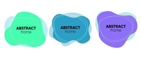 conjunto de resumen vector moderno antecedentes. geométrico ilustración modelo antecedentes.