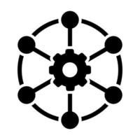 Multi channel vector icon. architecture illustration sign. communication symbol.