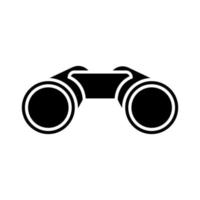 Binoculars icon vector. look see illustration sign. Glass symbol or logo. vector