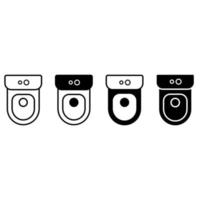 Toilet paper roll vector icon. towel flat line illustration sign. Hygiene symbol. wc logo.