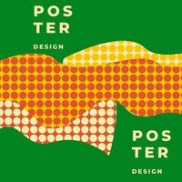 vistoso resumen póster diseño modelo para revista y página diseño diseño vector