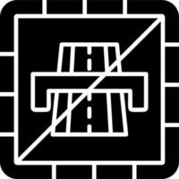 End Motorway Vector Icon