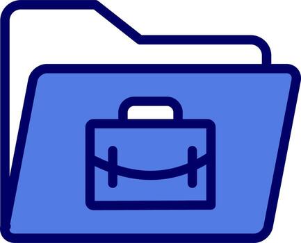 icono de vector de carpeta