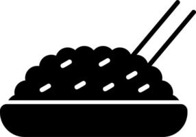 arroz vector icono