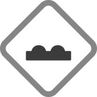Uneven Road Vector Icon