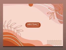 Flat abstract background vector