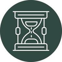 icono de vector de reloj de arena