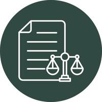 Legal Vector Icon