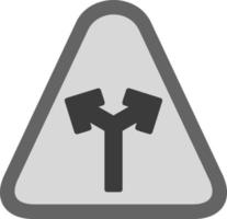 Y Intersection Vector Icon